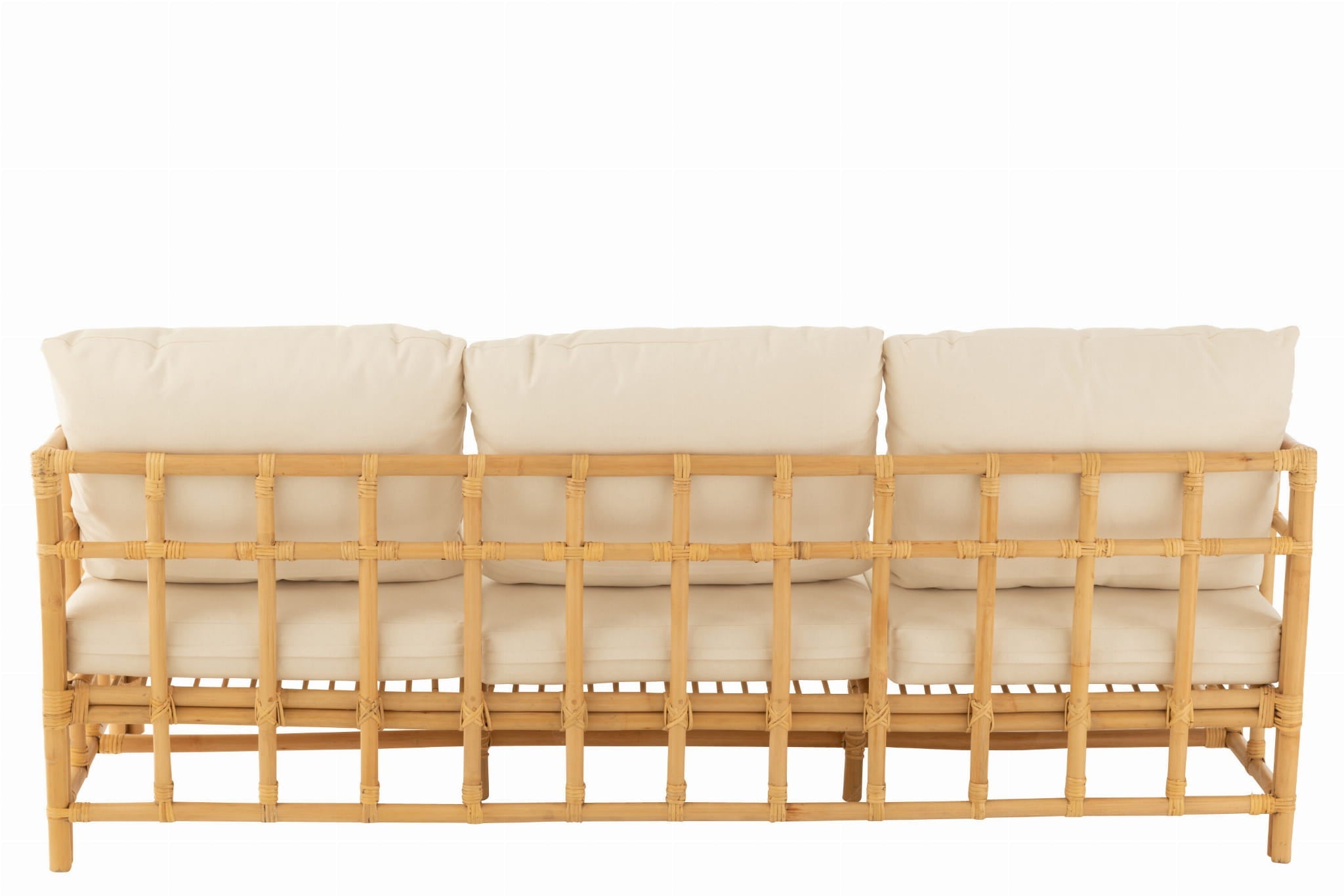 Sofa Elise 3 - osobowa 187 cm rattan naturalny J - LINE