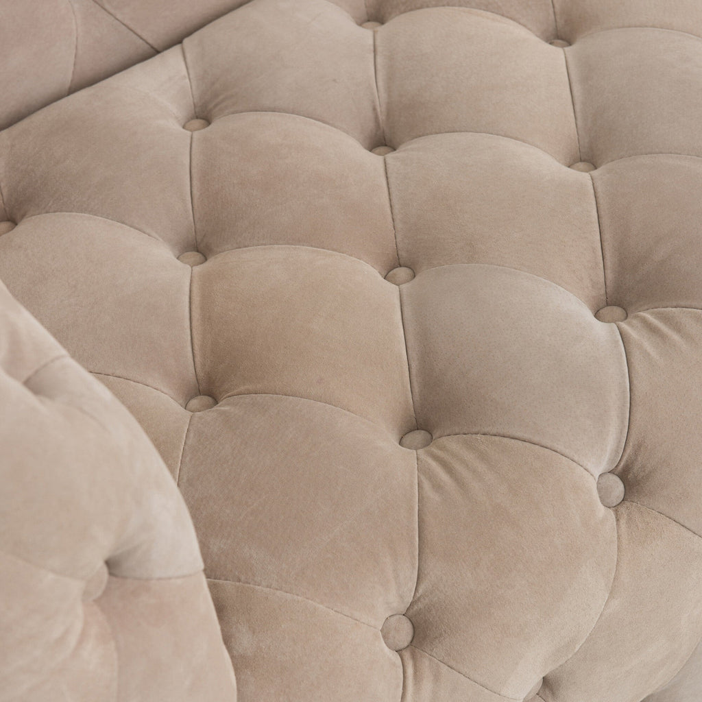 Sofa Maison zamszowa pikowana J - LINE