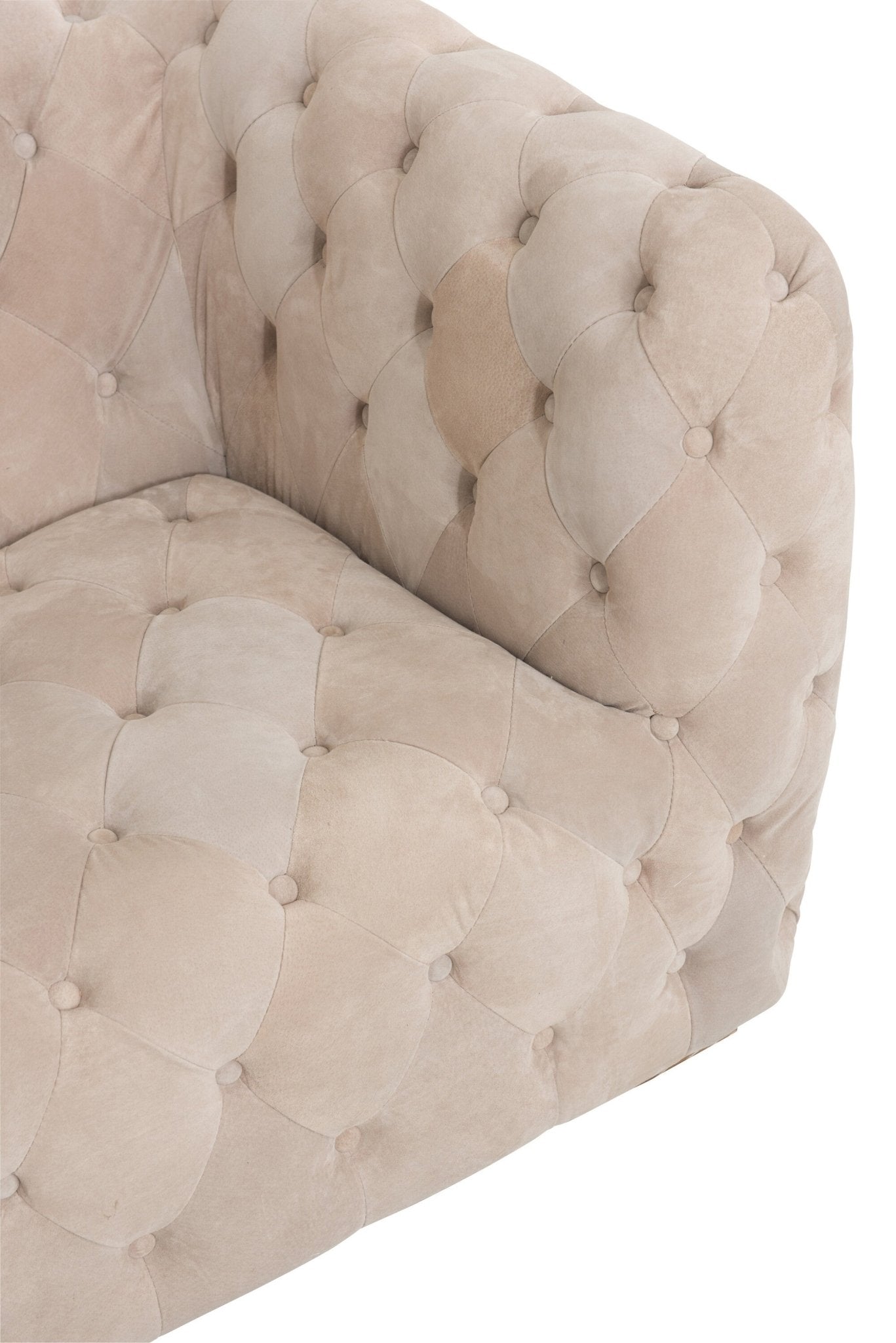 Sofa Maison zamszowa pikowana J - LINE