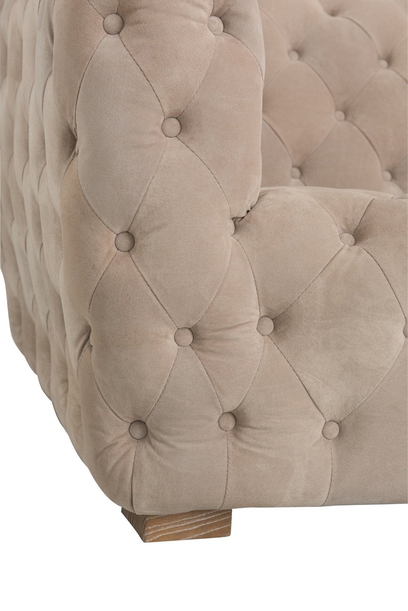 Sofa Maison zamszowa pikowana J - LINE