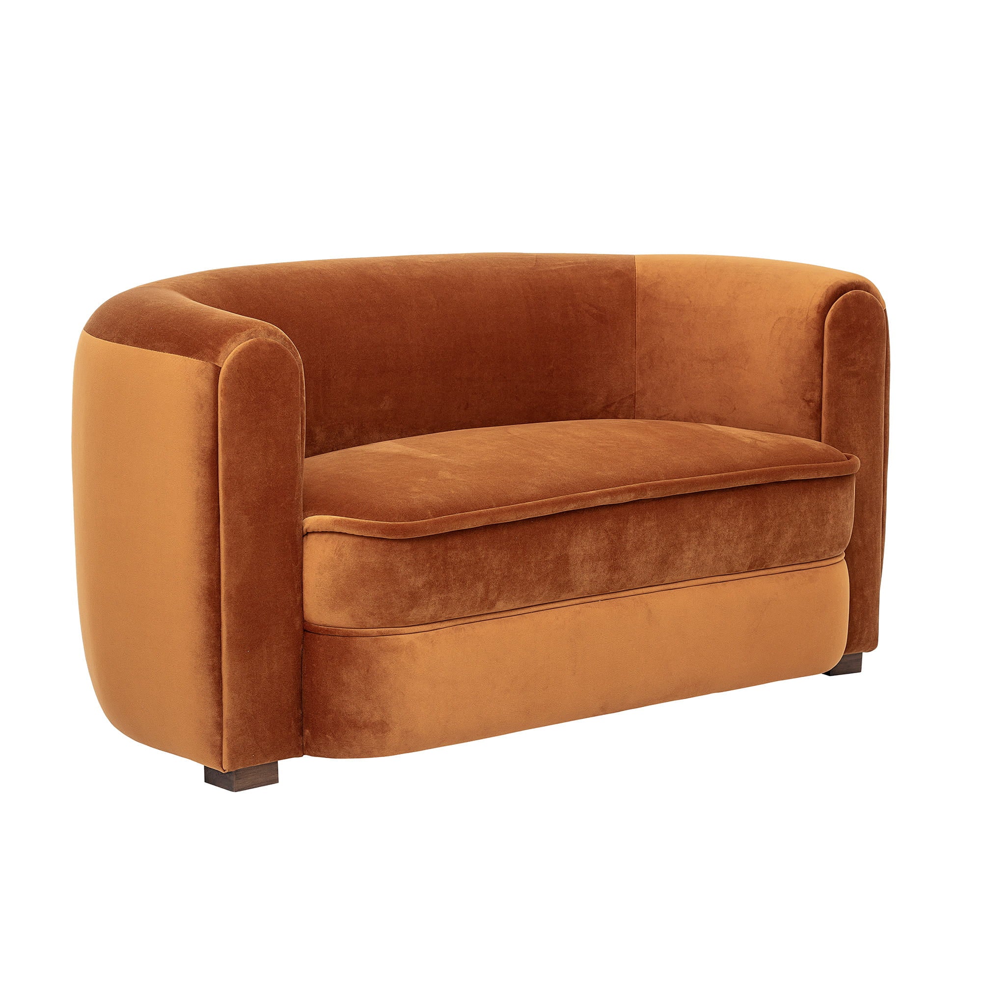 Sofa Malala brązowa poliester Bloomingville