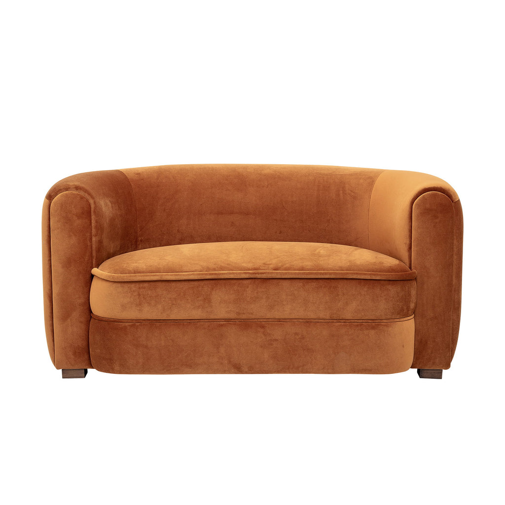 Sofa Malala brązowa poliester Bloomingville
