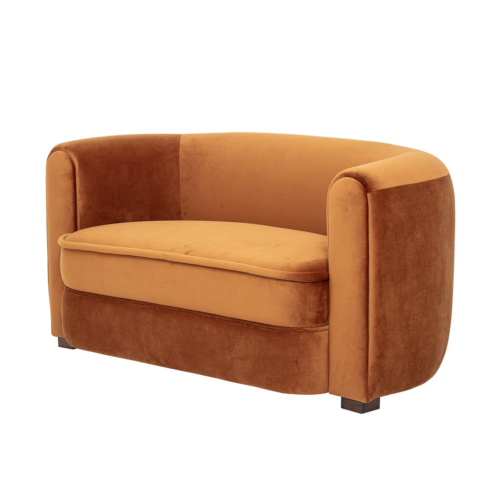 Sofa Malala brązowa poliester Bloomingville