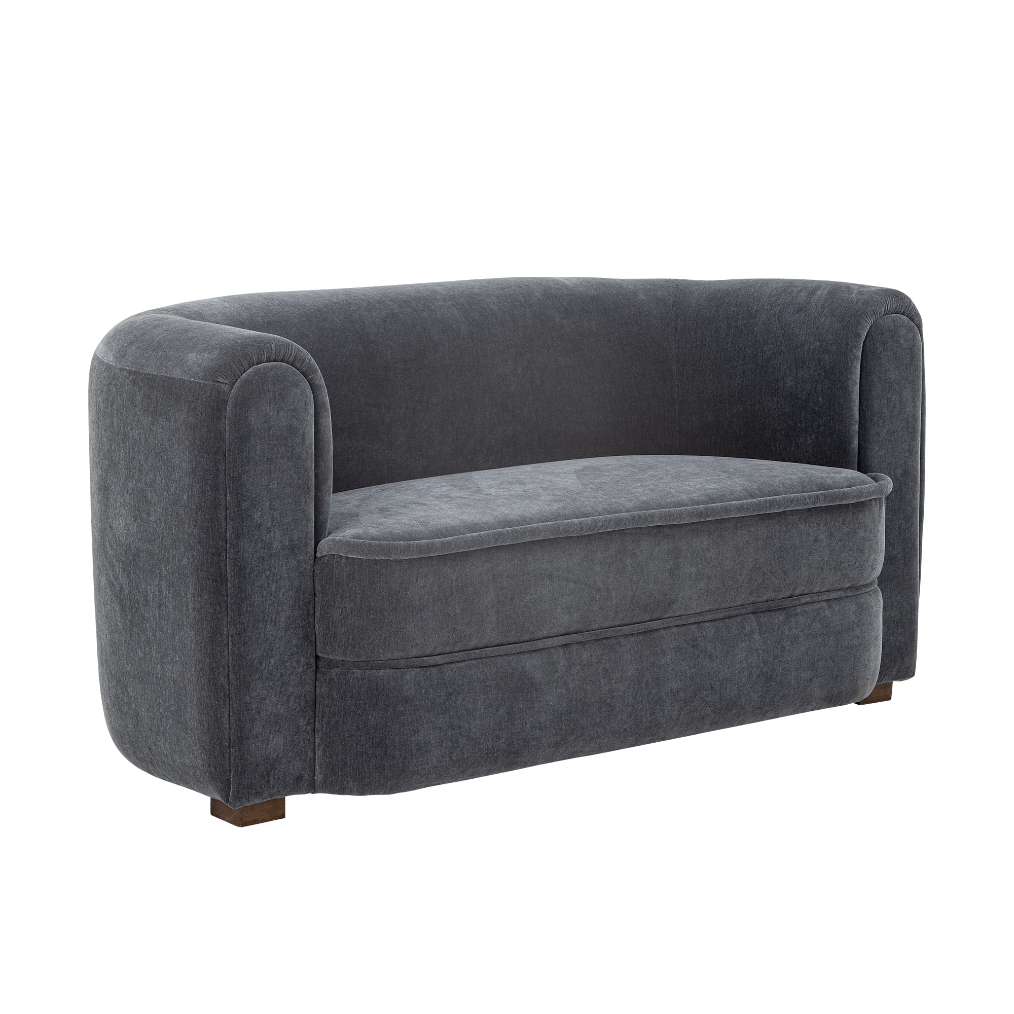 Sofa Malala niebieska poliester z recyklingu Bloomingville