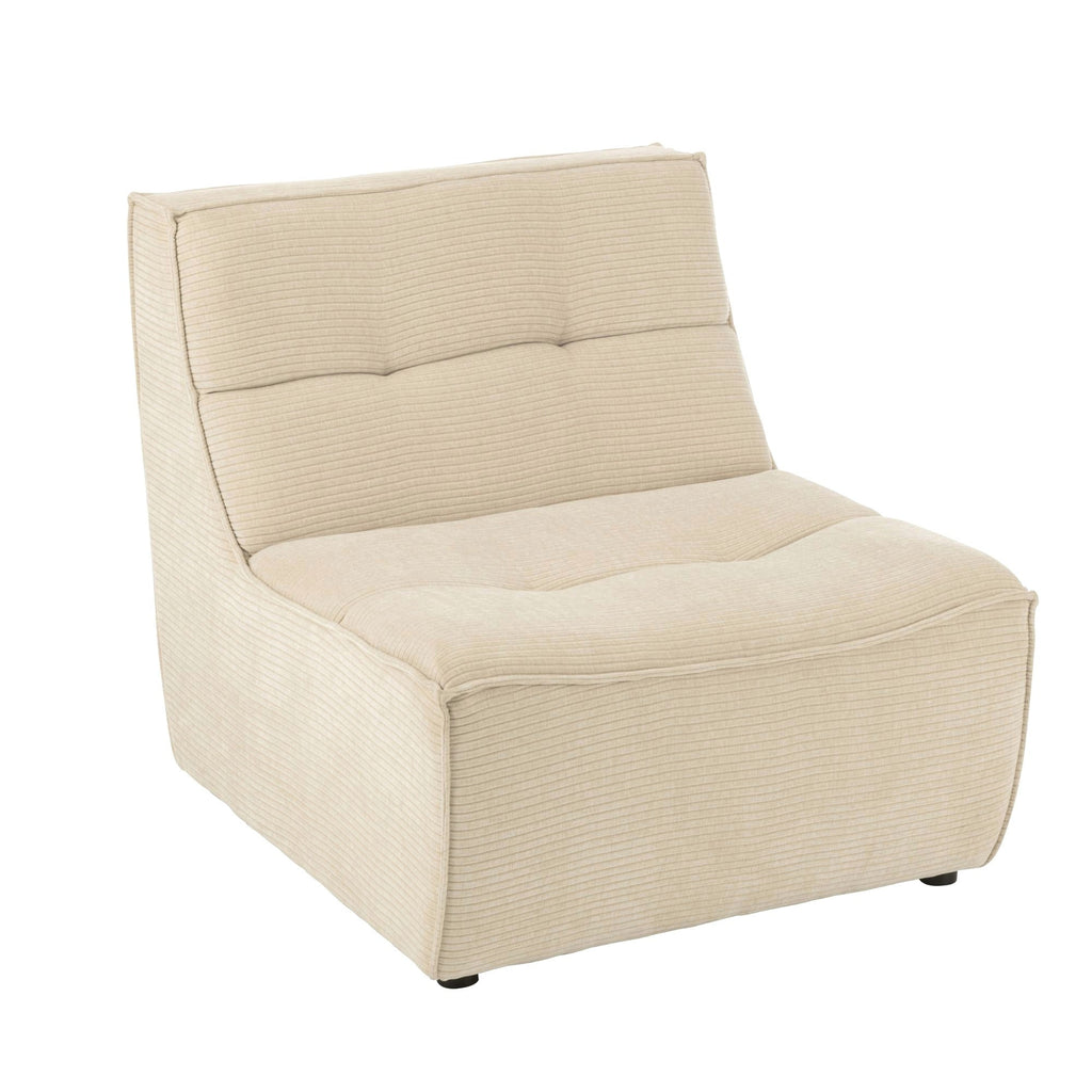 Sofa MONNO moduł beżowy sztruks 98x83x83 cm J - LINE