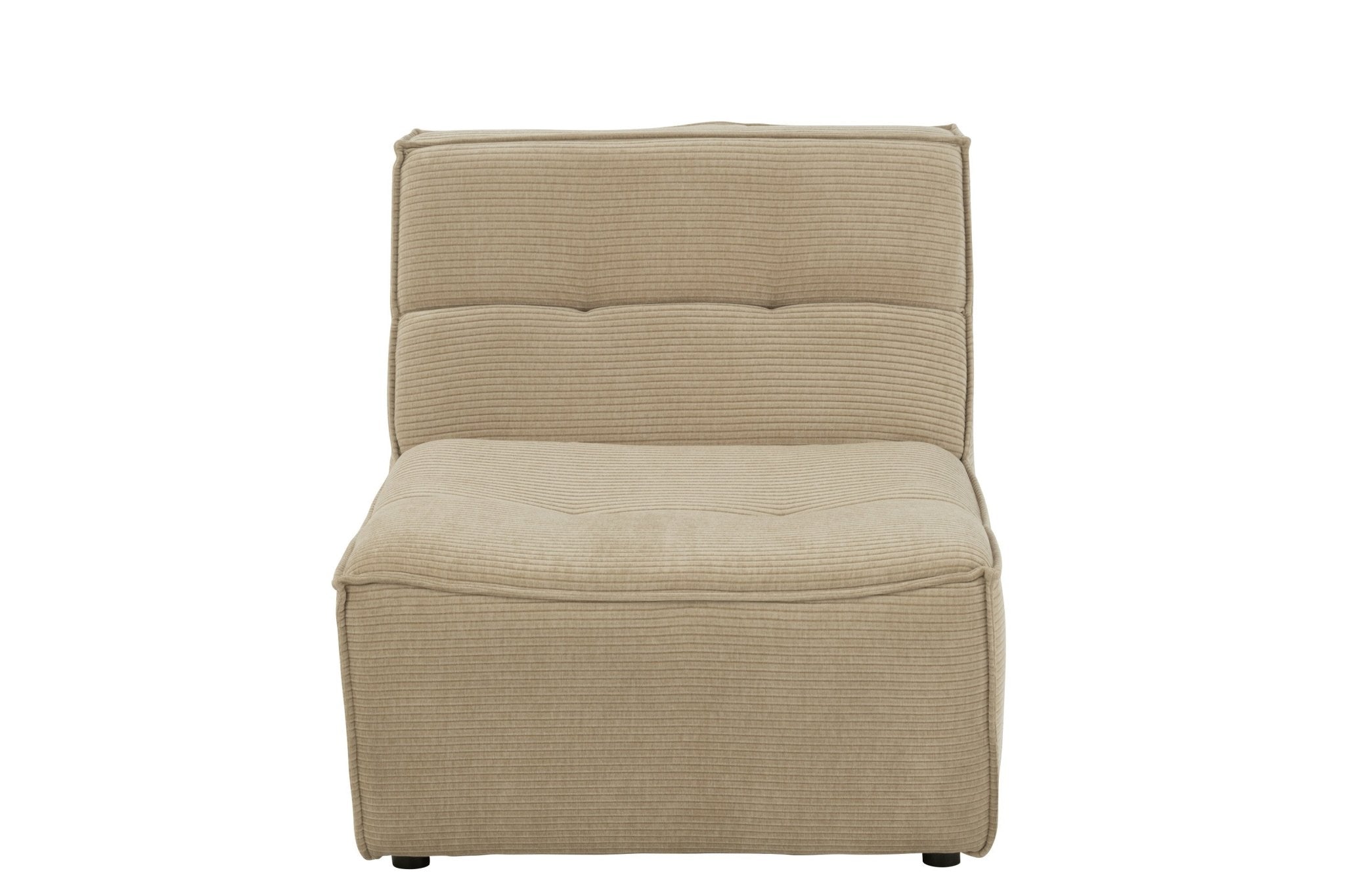 Sofa MONNO moduł ciemny beż sztruks 98x83x83 cm J - LINE