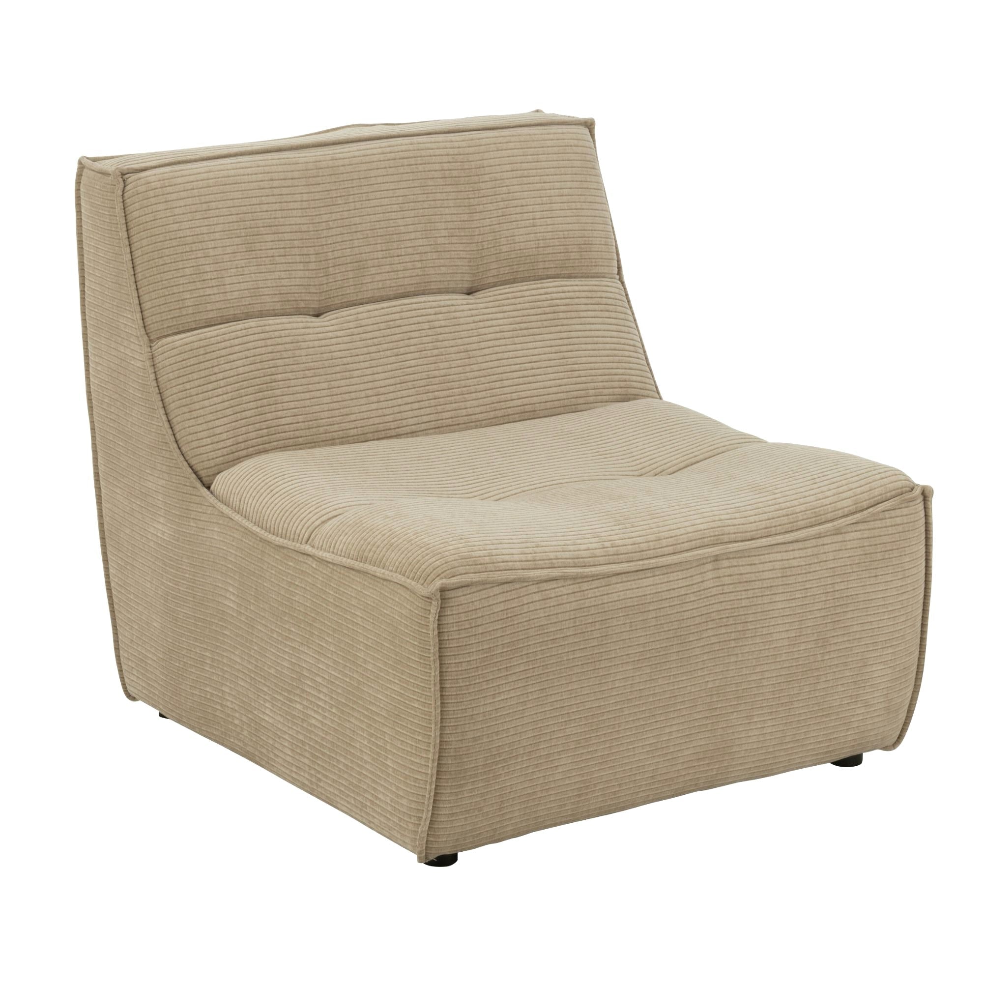 Sofa MONNO moduł ciemny beż sztruks 98x83x83 cm J - LINE