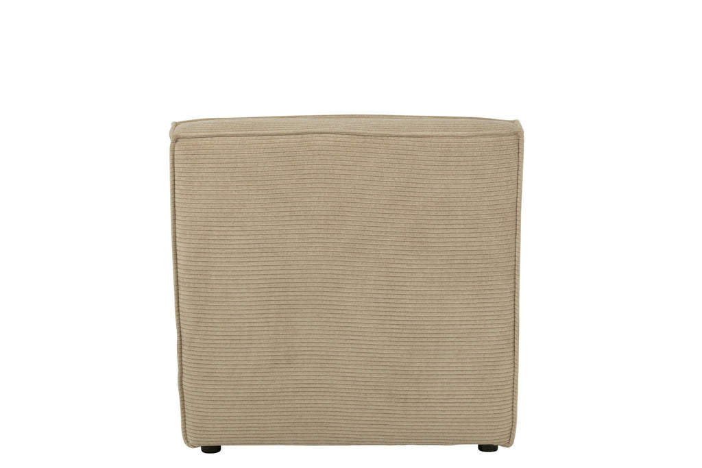 Sofa MONNO moduł ciemny beż sztruks 98x83x83 cm J - LINE