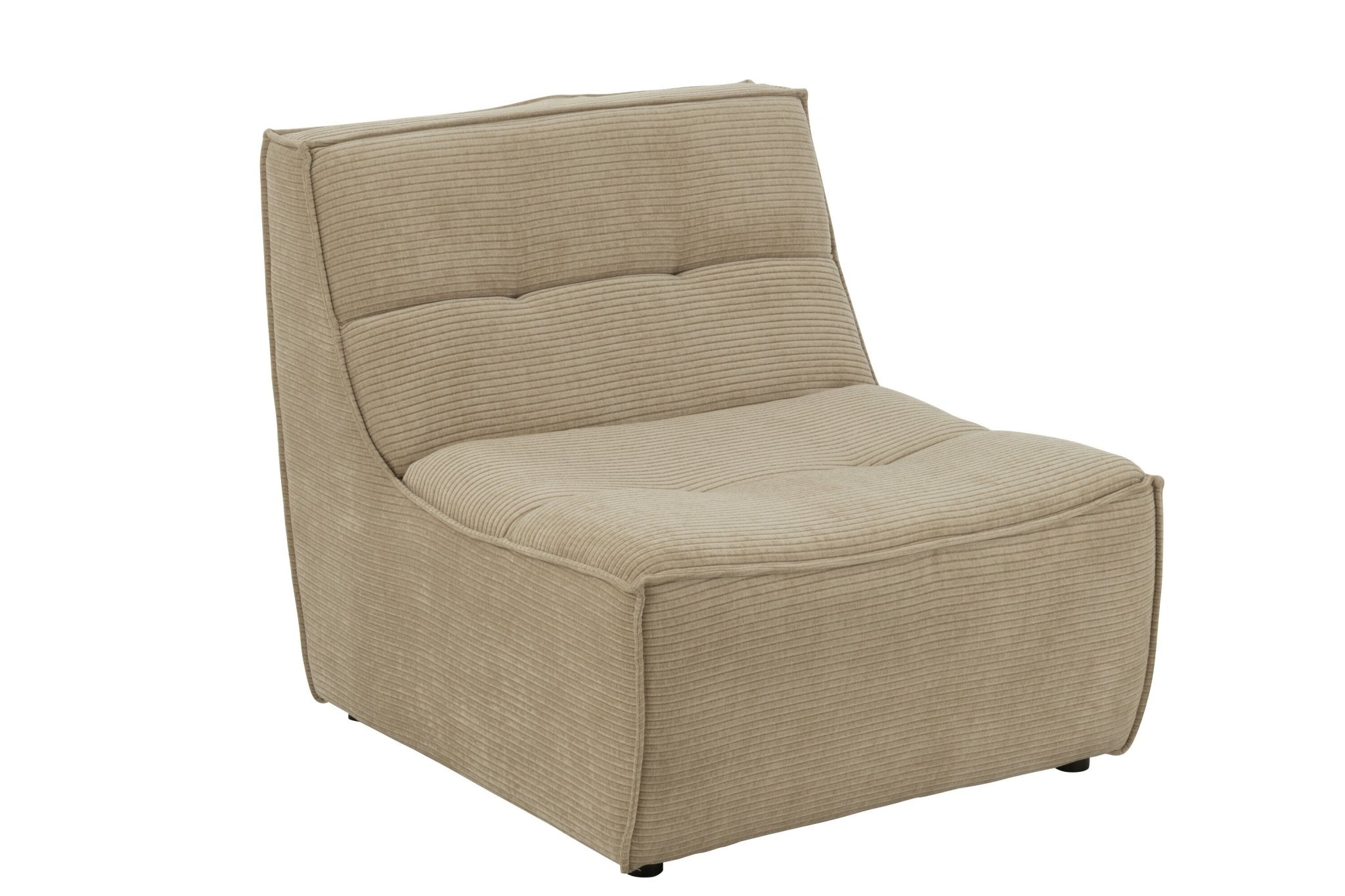 Sofa MONNO moduł ciemny beż sztruks 98x83x83 cm J - LINE