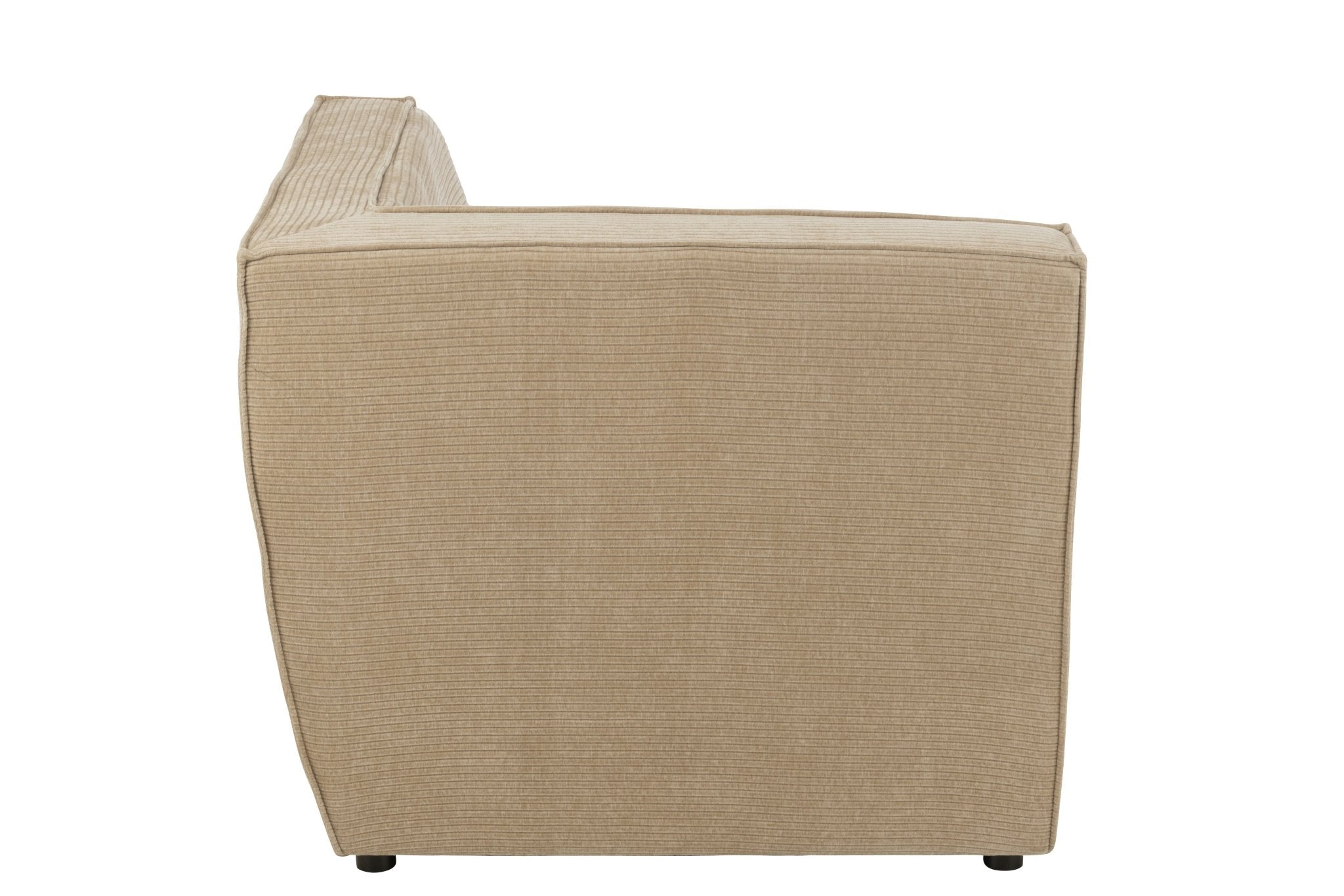 Sofa MONNO moduł narożny ciemny beż sztruks 98x98x83 cm
