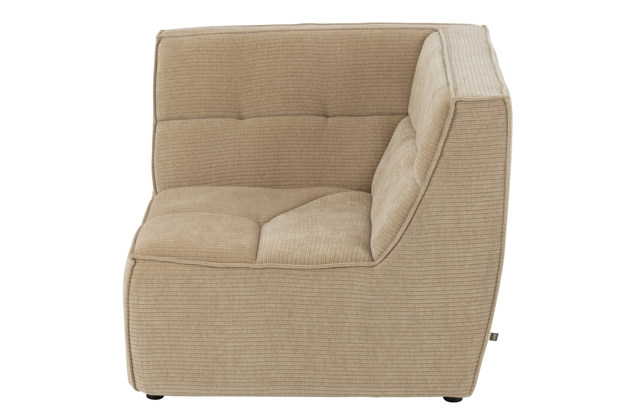 Sofa MONNO moduł narożny ciemny beż sztruks 98x98x83 cm