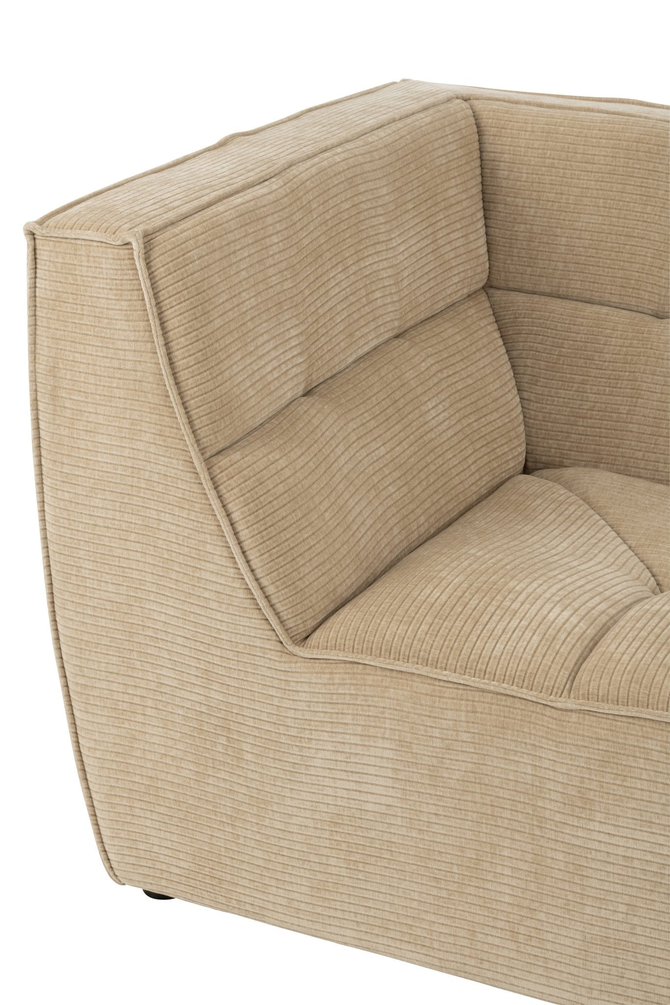 Sofa MONNO moduł narożny ciemny beż sztruks 98x98x83 cm