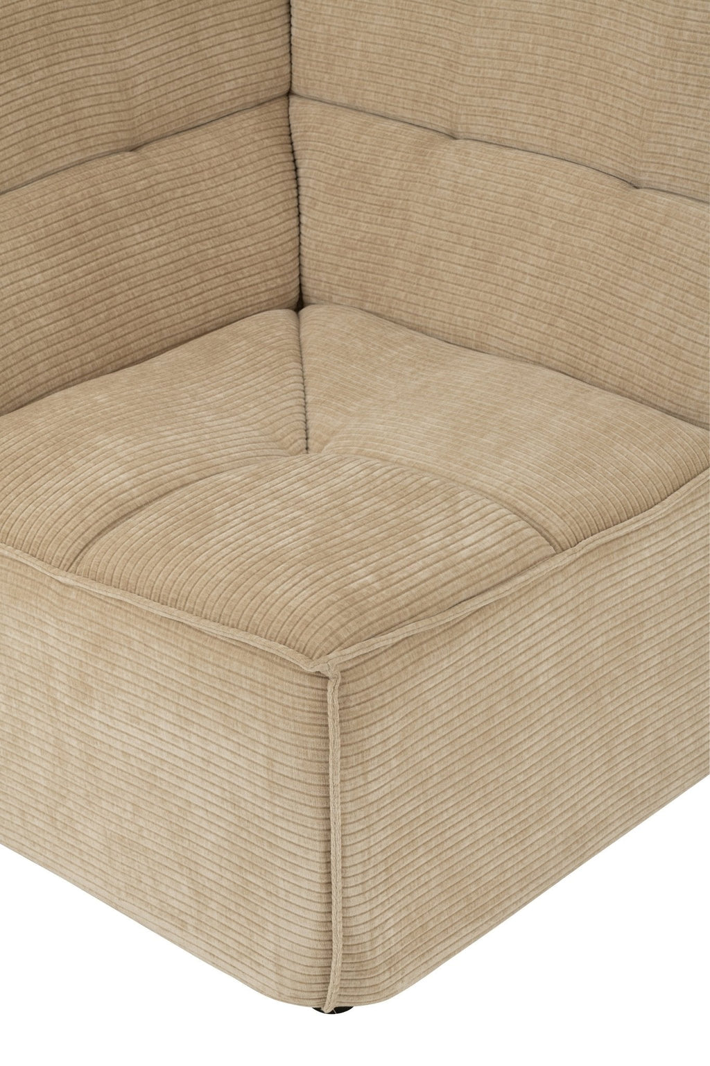 Sofa MONNO moduł narożny ciemny beż sztruks 98x98x83 cm