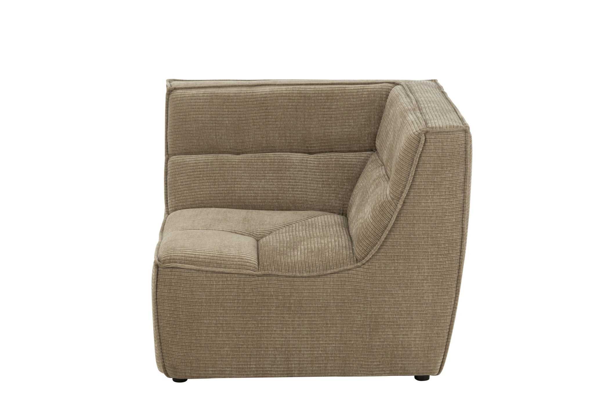 Sofa MONNO moduł narożny taupe sztruks 98x98x83 cm J - LINE
