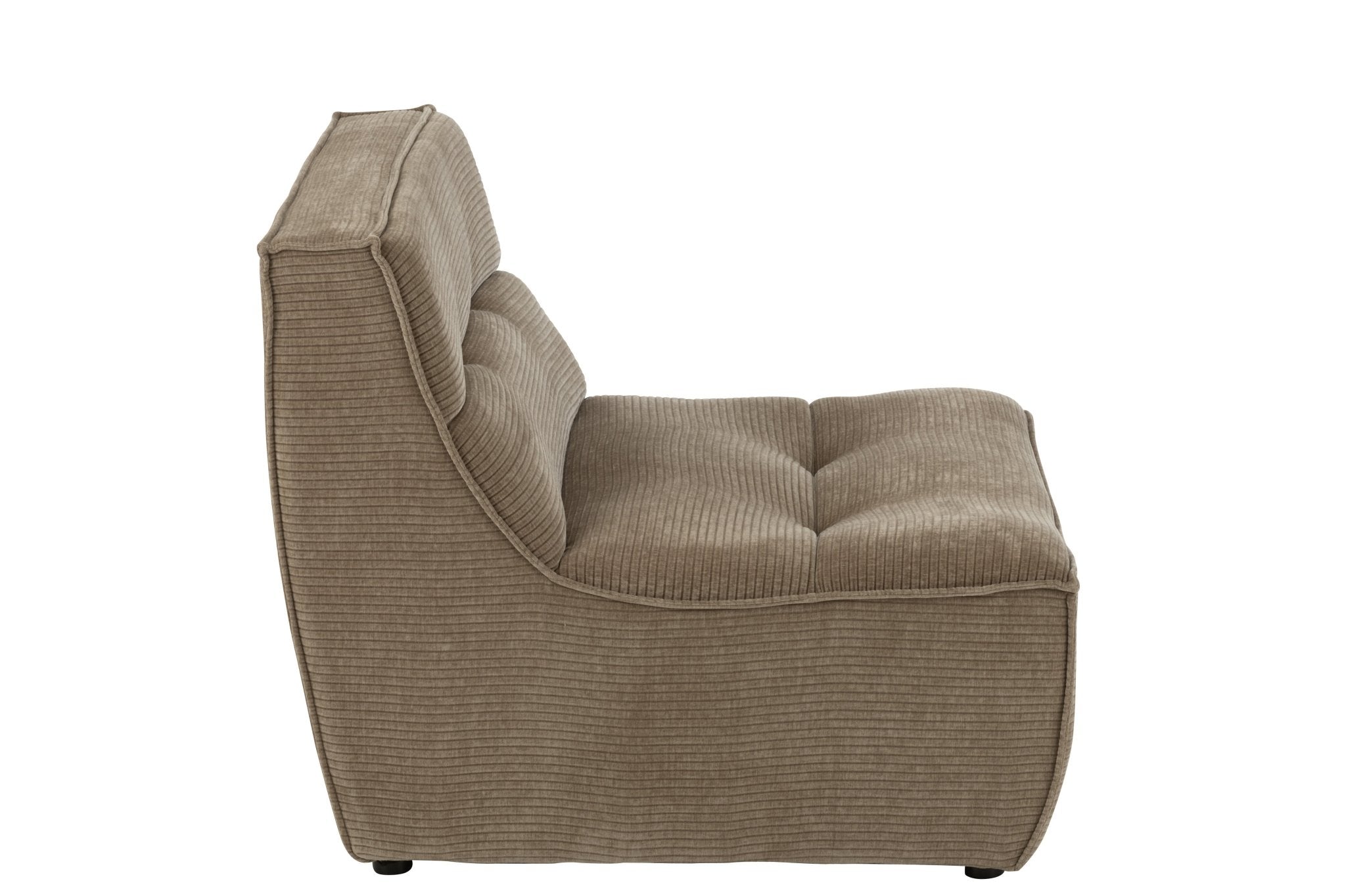 Sofa MONNO moduł taupe sztruks 98x83x83 cm J - LINE