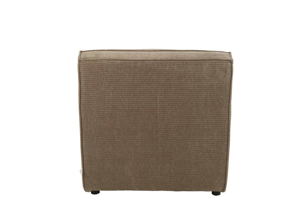 Sofa MONNO moduł taupe sztruks 98x83x83 cm J - LINE