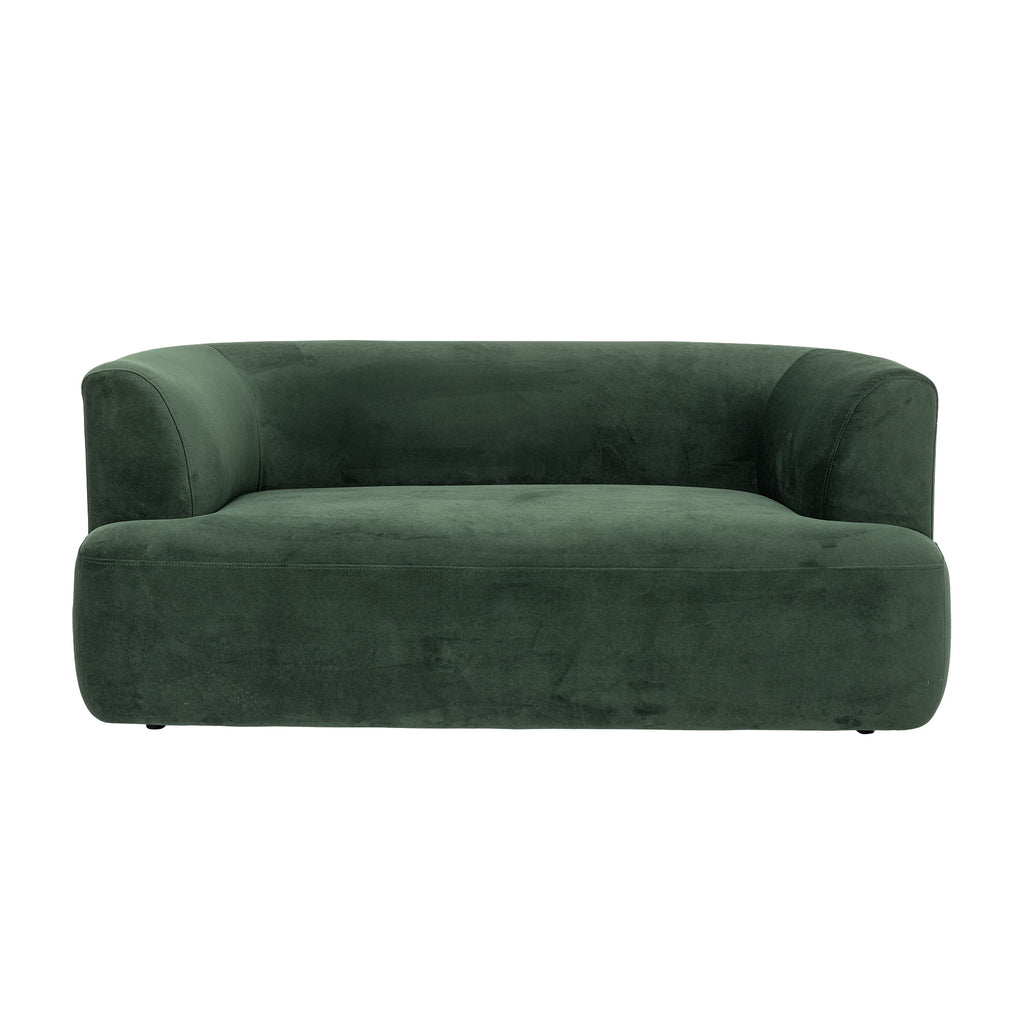 Sofa Morgan zielona poliester Bloomingville