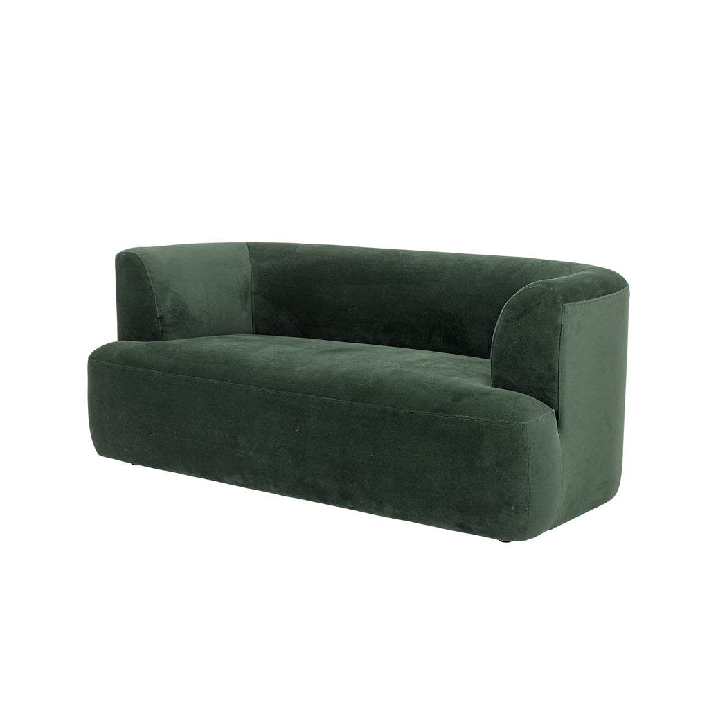 Sofa Morgan zielona poliester Bloomingville