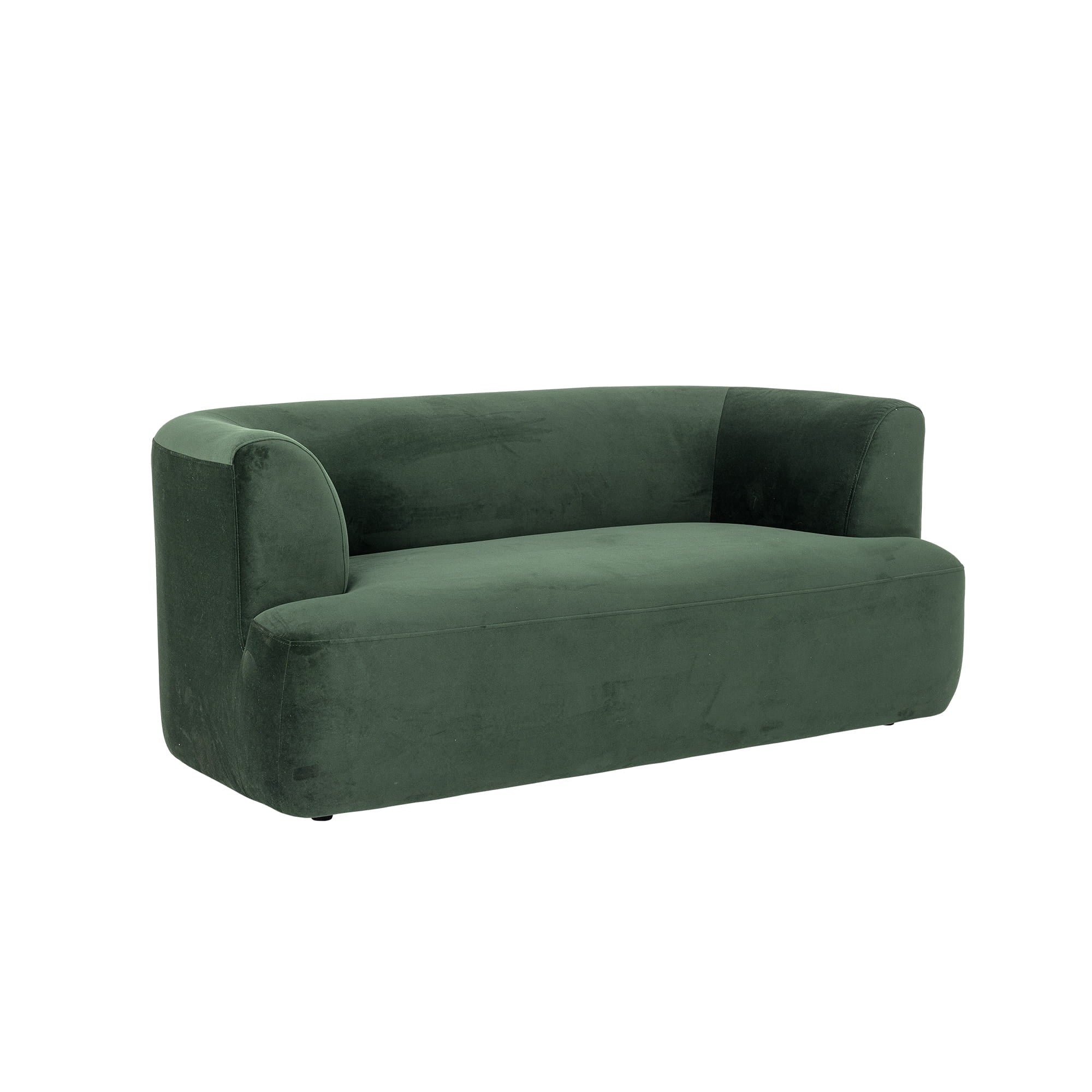 Sofa Morgan zielona poliester Bloomingville