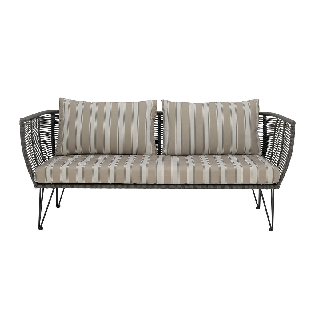 Sofa ogrodowa Mundo zielona metalowa 175 cm Bloomingville