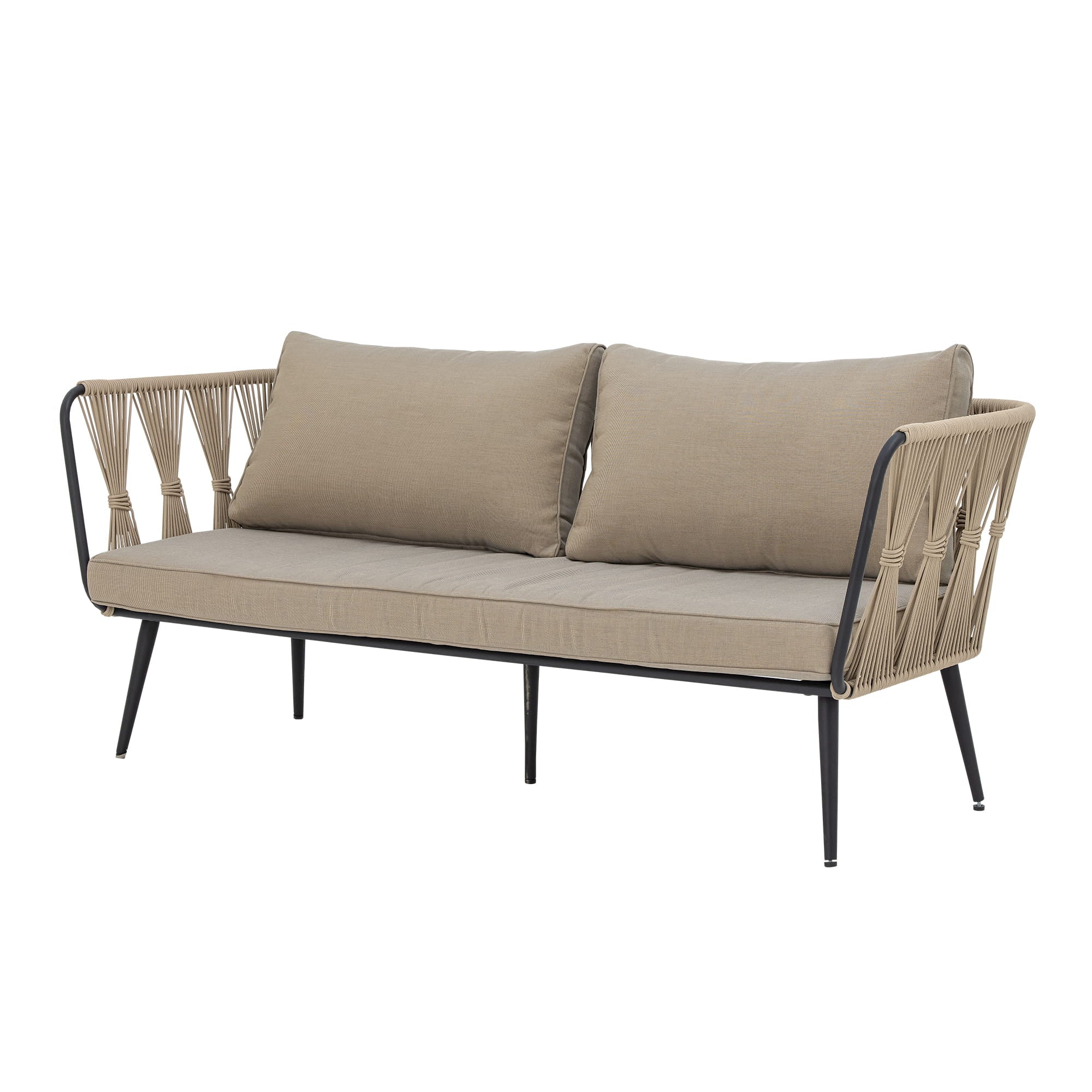 Sofa Pavone brązowa metalowa Bloomingville