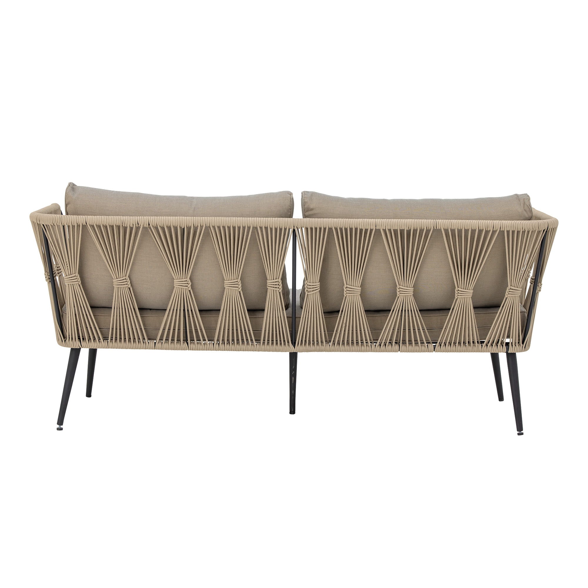 Sofa Pavone brązowa metalowa Bloomingville