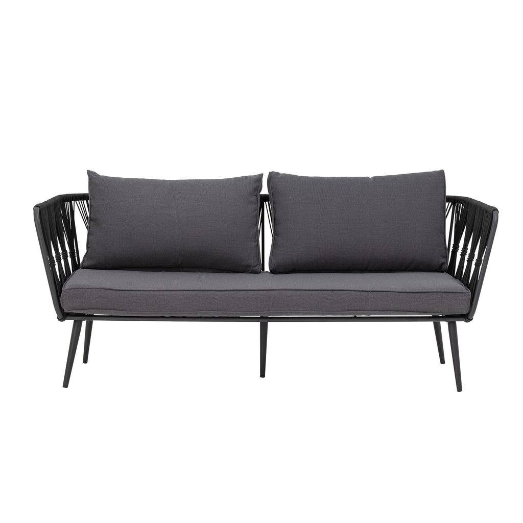 Sofa Pavone czarna metalowa Bloomingville