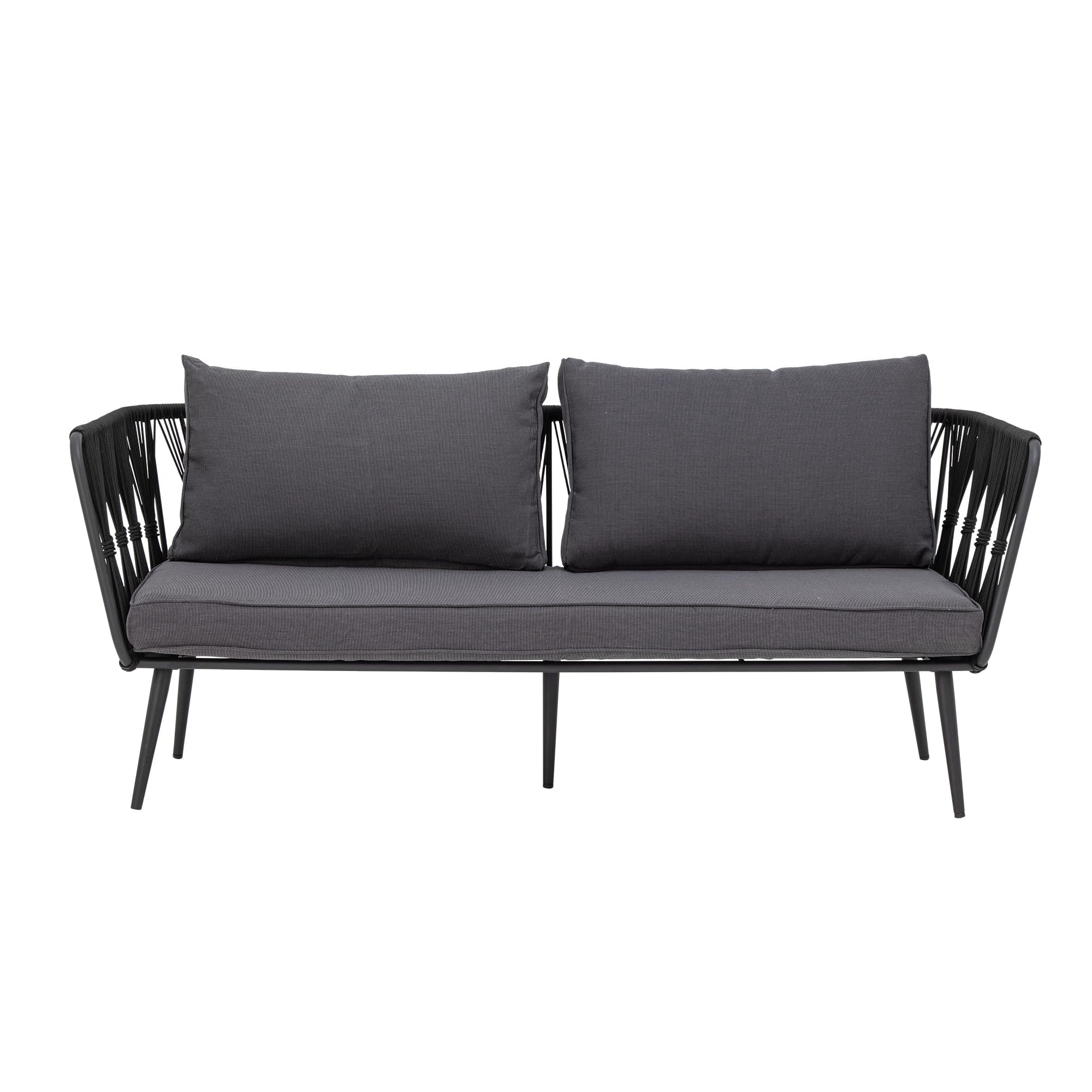 Sofa Pavone czarna metalowa Bloomingville