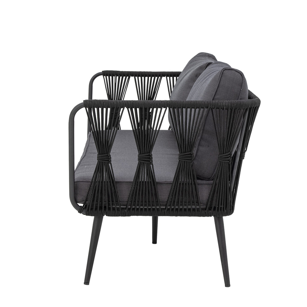 Sofa Pavone czarna metalowa Bloomingville