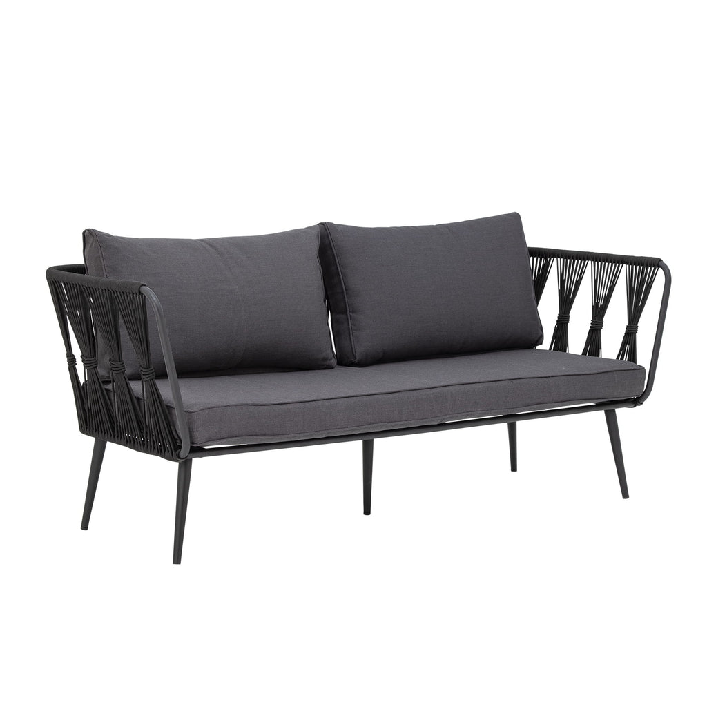 Sofa Pavone czarna metalowa Bloomingville