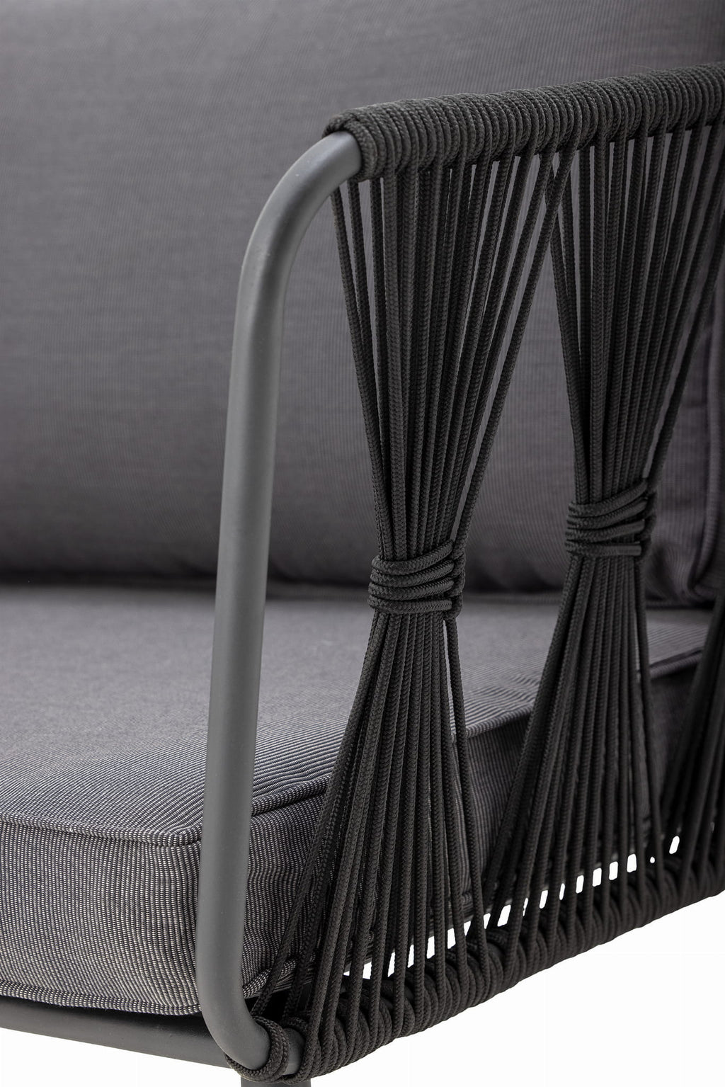 Sofa Pavone czarna metalowa Bloomingville
