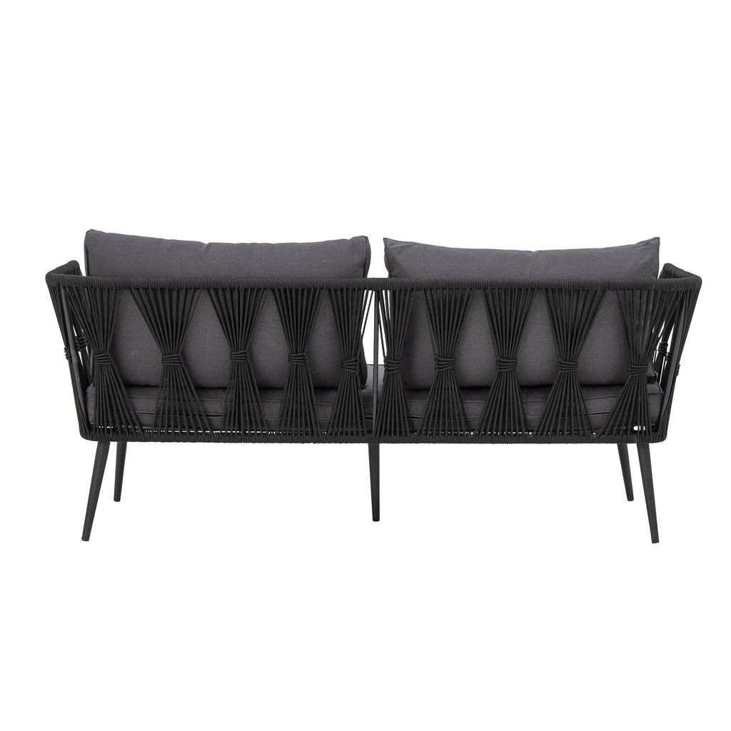 Sofa Pavone czarna metalowa Bloomingville