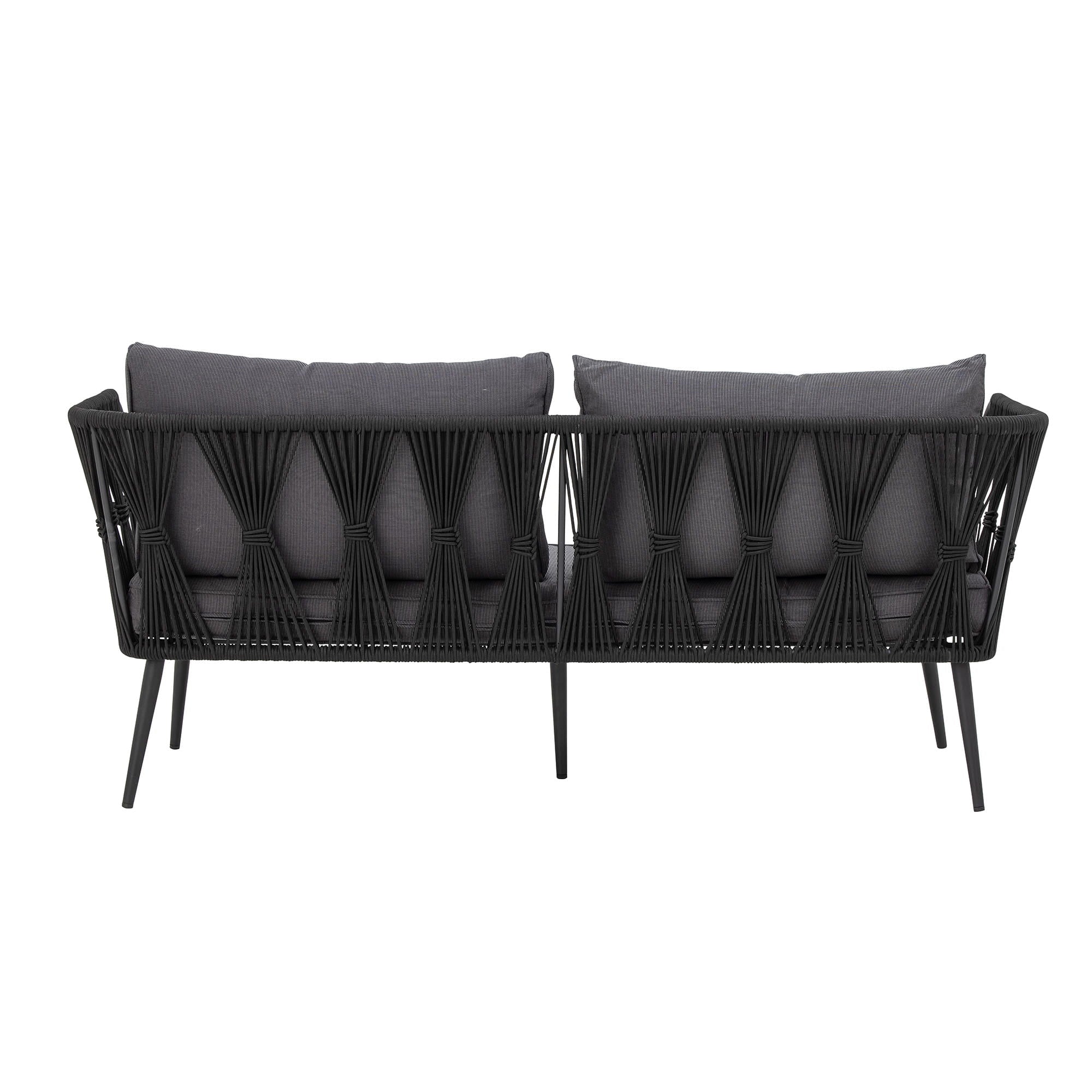 Sofa Pavone czarna metalowa Bloomingville