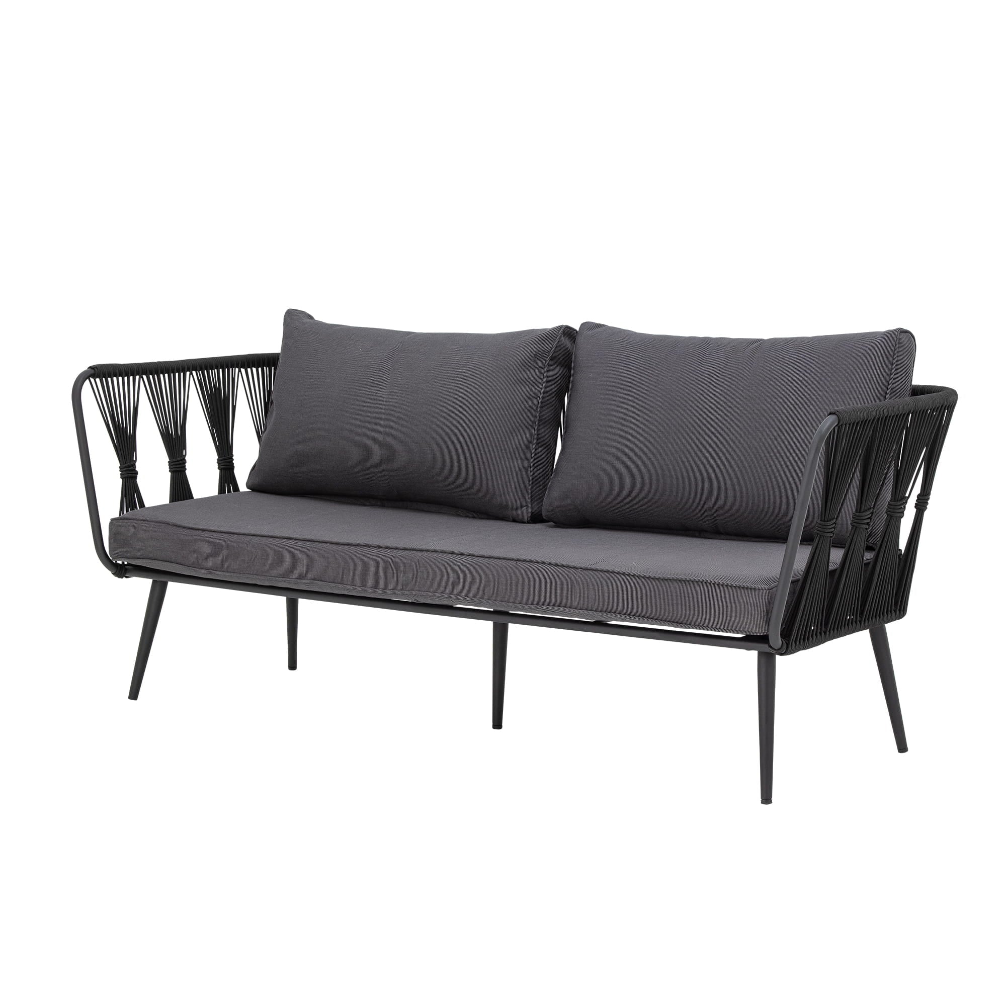 Sofa Pavone czarna metalowa Bloomingville