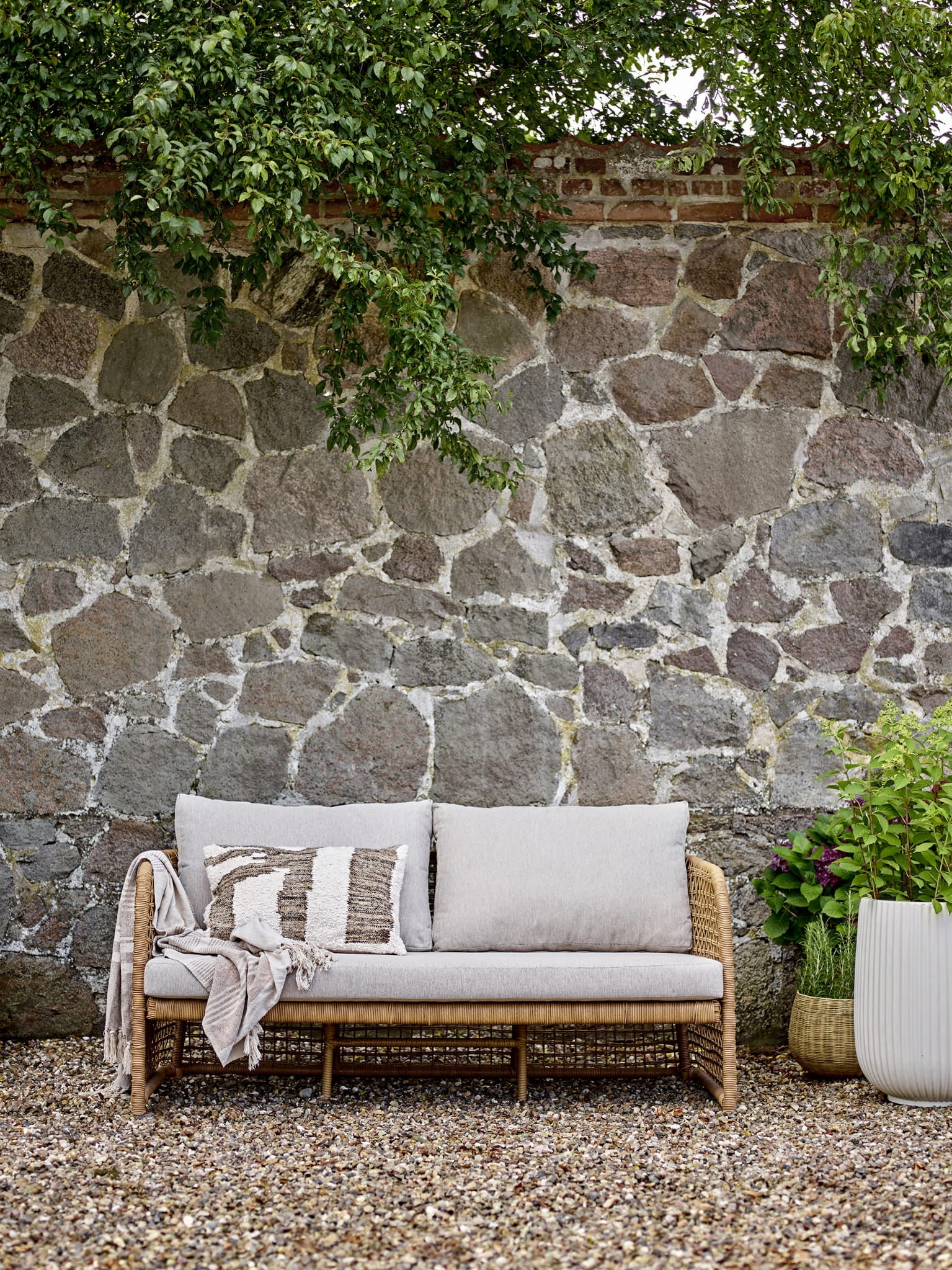 Sofa Penzano polirattan Bloomingville