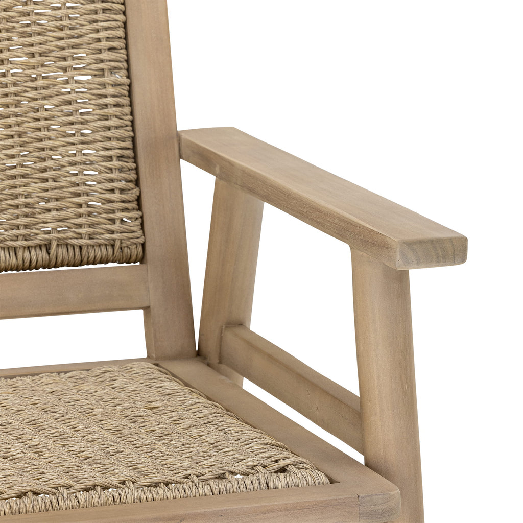 Sofa Sorrento drewno plecionka Bloomingville
