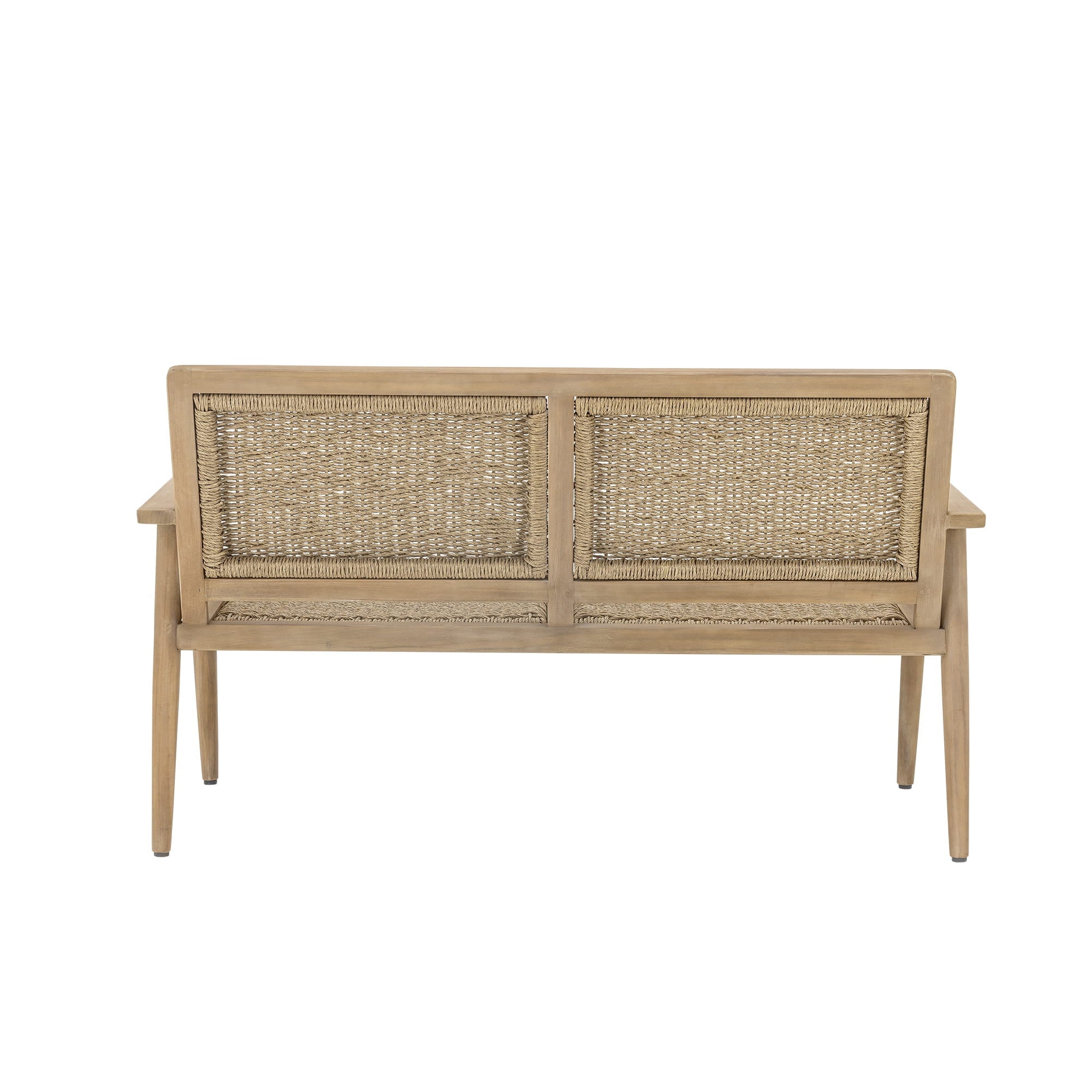 Sofa Sorrento drewno plecionka Bloomingville