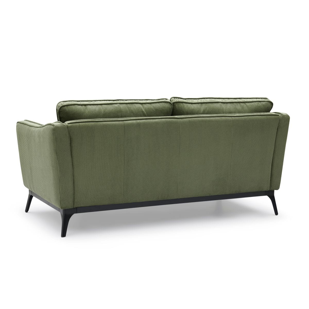 Sofa ze sztruksu Cleo 2 - osobowa 165 cm khaki Zago