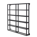 Stojak na wino Magne czarny metalowy 67x67x10 cm Bloomingville