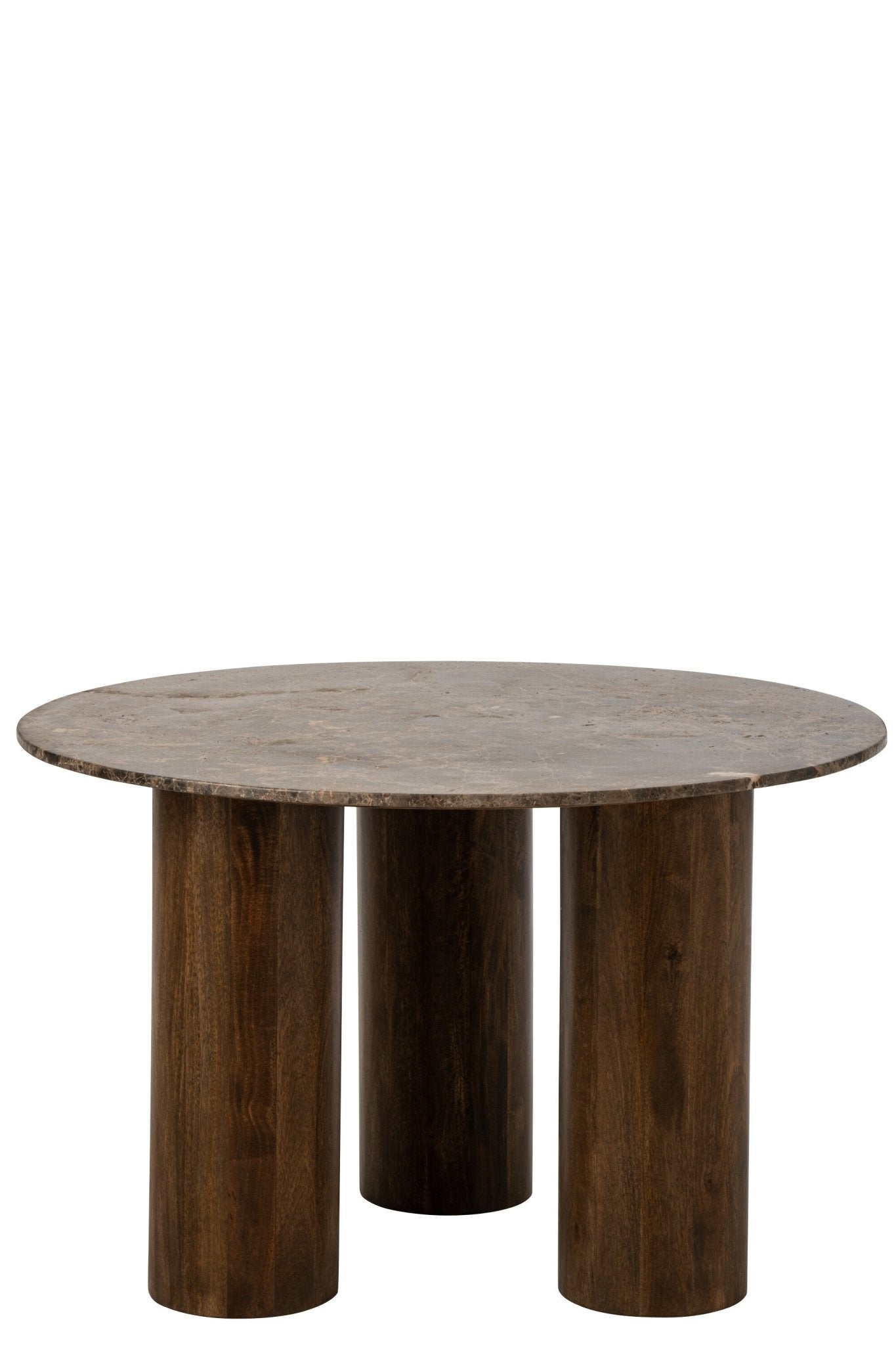 Stół do jadalni EMPERA okrągły marmur 120x76 cm J - LINE