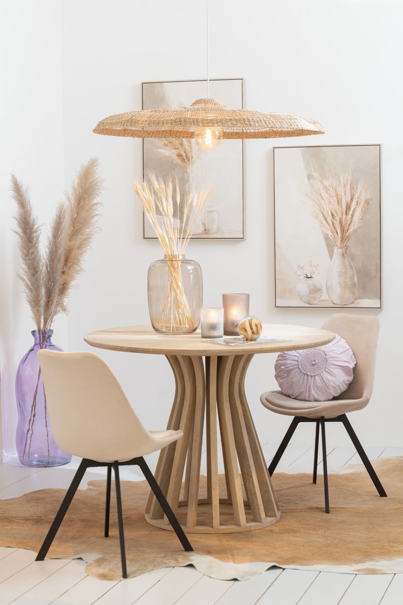 Stół Eli do jadalni okrągły 110 cm J - LINE