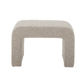 Stołek Bobbie boucle puf beżowy 70xH45x40 cm Bloomingville