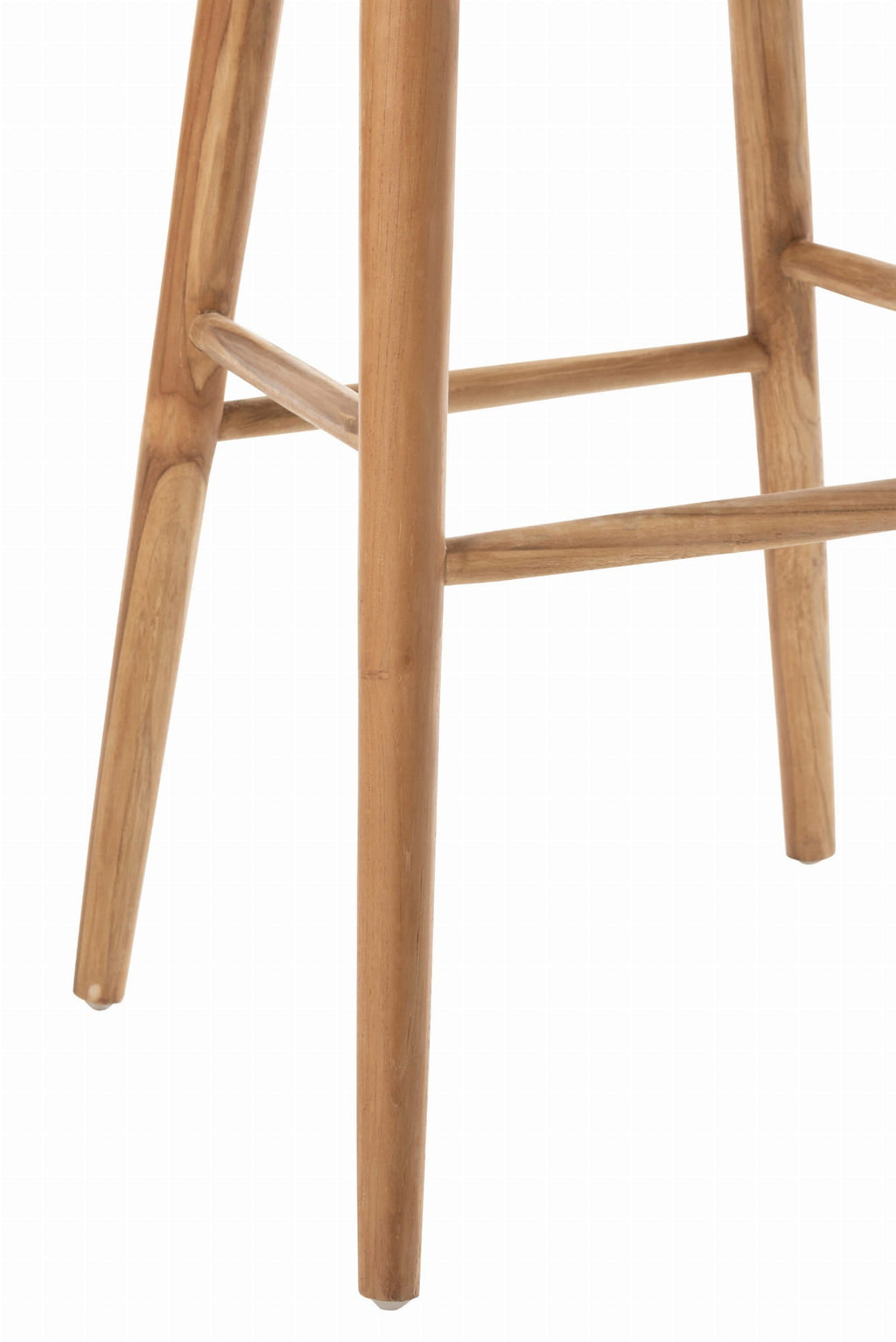 Stołek Farmhouse Ana 76 cm barowy z drewna tekowego J - LINE