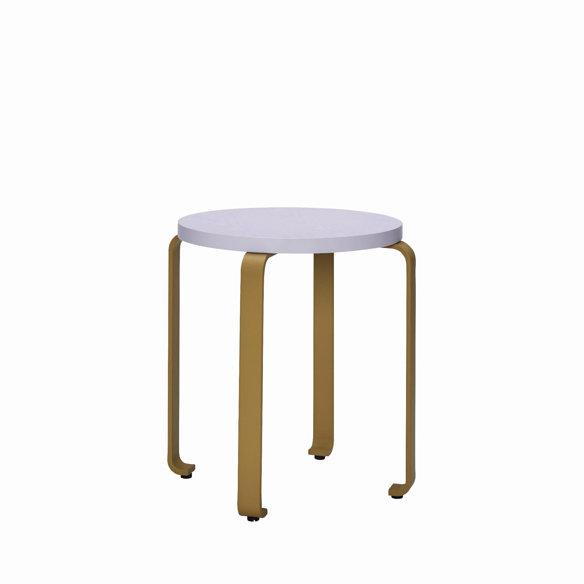 Stołek Smile lawenda/khaki ø46xh46,5cm Hübsch