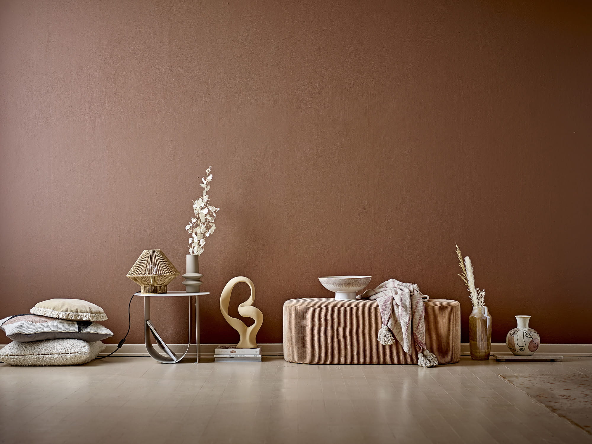 Stolik boczny Cher naturalny metalowy Bloomingville