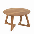 Stolik kawowy Bruni drewno tekowe ø80x45 cm J - LINE