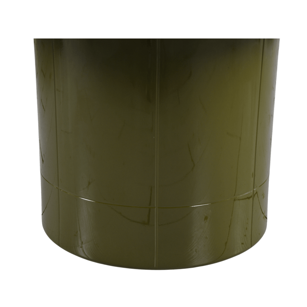 Stolik kawowy CARNAC Śr. 80x42 cm wysoki połysk khaki Zago