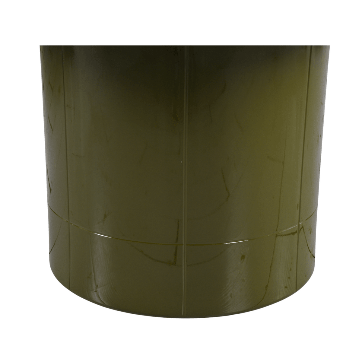 Stolik kawowy CARNAC Śr. 80x42 cm wysoki połysk khaki Zago