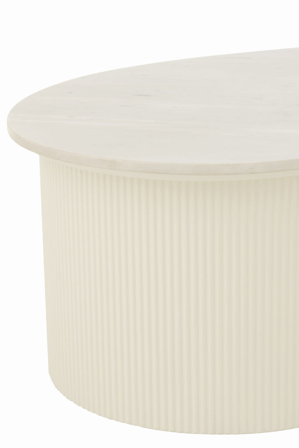Stolik kawowy MORPHA marmur biały 120x60x37 cm J - LINE