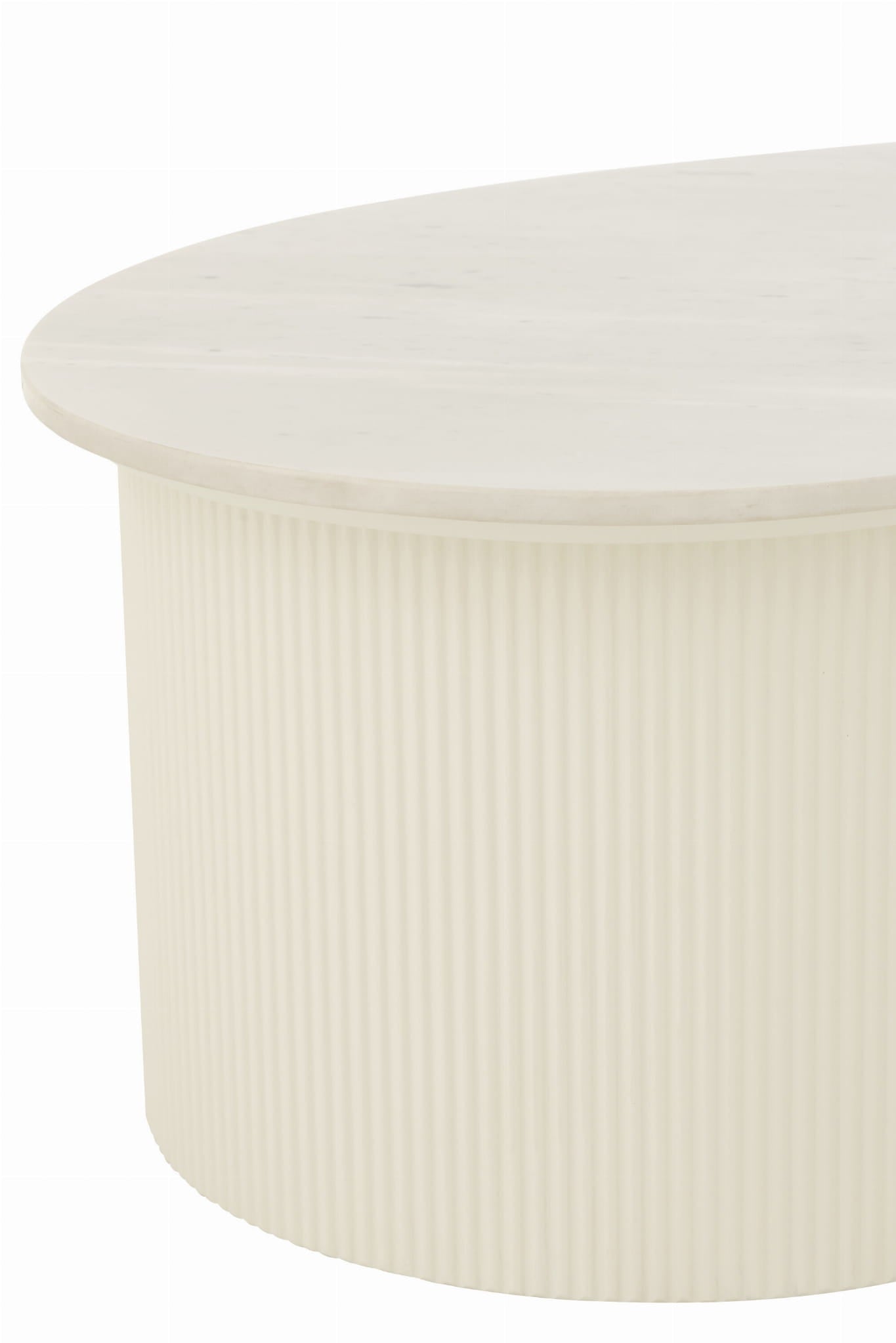 Stolik kawowy MORPHA marmur biały 120x60x37 cm J - LINE
